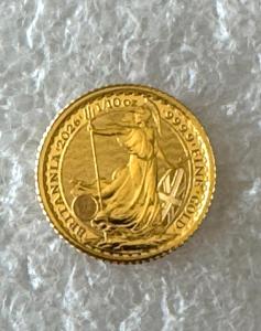 2025 King Charles Gold Britannia 1/10 oz Coin