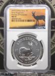 2019 South Africa 1oz Silver Krugerrand NGC MS 70