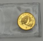 1987-Y Chinese 5 Yuan Gold Panda Coin 1/20 Oz