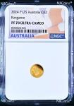 2024 Australia Mini Roo Proof 0.5g Gold Coin