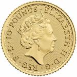 2022 British Gold Britannia 1/10 oz Coin