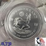 2018 Silver Krugerrand Great Wall Privy Coin