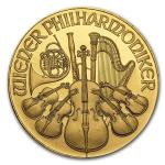 1989 Austria 1 oz Gold Philharmonic Coin