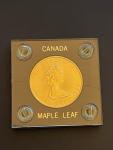 Canadian Gold Maple Leaf Coin 1 Oz .9999