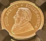 2018 South Africa 1/10 oz Gold Krugerrand NGC PF-70