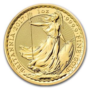 2017 1 oz Gold Britannia Coin - Great Britain