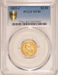 1852-C Liberty Gold Quarter Eagle $2.50 Coin