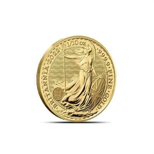 2022 1/10 oz British Gold Britannia Coin