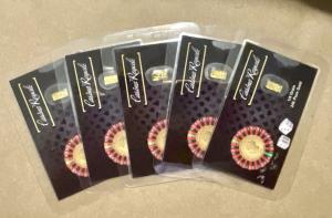 Set of 5 Casino Royale Gold Bars