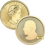 Canada Gold Maple Leaf 1/2 oz Coin .9999 Fine