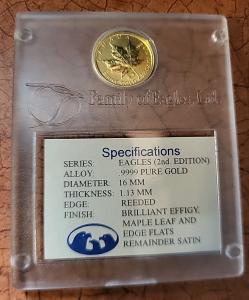 1998 Canada $5 Gold Maple Leaf Coin