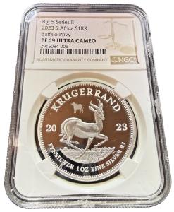 2023 South Africa Krugerrand Buffalo Privy Coin