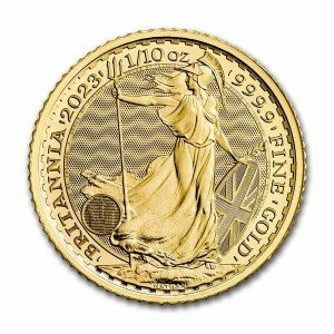 2023 Great Britain 1/10 oz Gold Britannia Coin