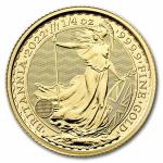 2022 Great Britain 1/4 oz Gold Britannia Coin