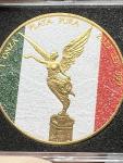 2023 Diamond Dust Gold Flag Libertad Coin 1 oz