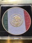2023 Diamond Dust Gold Flag Libertad Coin 1 oz