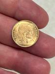 1906 France Gold 10 Francs Rooster Coin