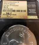 2019 South African Krugerrand MS70 Tumi Tsehlo Signature