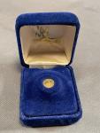 14k Gold Miniature Krugerrand with COA and Box