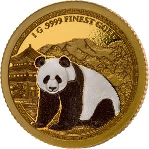 2025 Samoa 24K Gold Chinese Brown Panda Coin