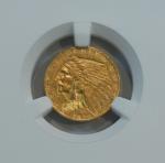 1929 Indian Gold Quarter Eagle $2.50 Coin MS63