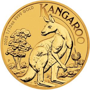 2023 1/10 oz Australian Gold Kangaroo Coin