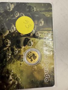 Chinese Panda 1/1000 Oz .9999 Gold Coin