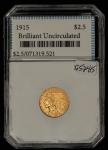 1915 Indian Head Gold Quarter Eagle Coin