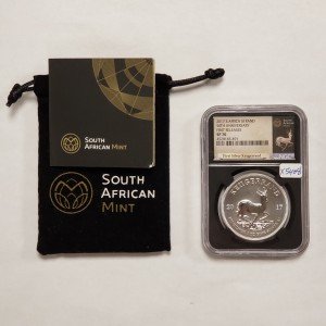 2017 1 oz Silver Krugerrand - 50th Anniversary