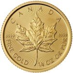2015 Canadian Gold Maple Leaf 1/4 oz Coin