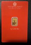 1 gram Gold Bar - Royal Mint Britannia