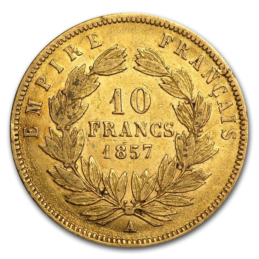 Random France Gold 10 Francs Coins