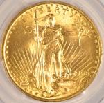 1908 $20 Saint Gaudens Gold Double Eagle Coin