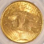 1908 $20 Saint Gaudens Gold Double Eagle Coin