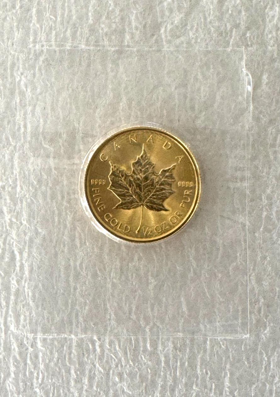 2026 Canadian Gold Maple Leaf 1/2 oz Coin