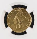 1874 $3 Indian Princess Head Gold Coin