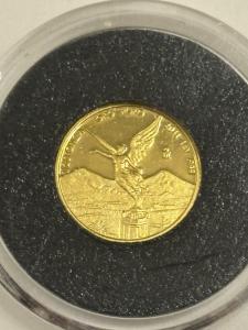 2011 Mexico Libertad 1/20 Onza Pure Gold Coin