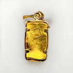 24K Gold 1 Gram Valcambi Suisse Ingot with Pendant