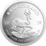 2019 South Africa 1 oz Silver Krugerrand Coin