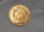 1922 Helvetia Switzerland 20 Francs Gold Coin