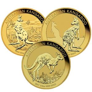 Australian Gold Kangaroo Coin - 1/2 oz