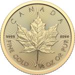 Canada Gold Maple Leaf 1/4 oz Coin .9999 Fine