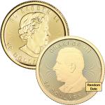 Canada Gold Maple Leaf 1/4 oz Coin .9999 Fine
