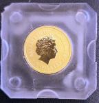 1999 $5 Australia 1/20 Gold Nugget Coin