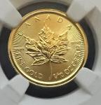 2015 Canadian Maple Leaf 1/10 oz Gold Coin