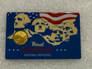1/1000 Oz MOUNT RUSHMORE Gold Coin 3000 Francs