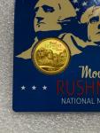 1/1000 Oz MOUNT RUSHMORE Gold Coin 3000 Francs