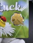 Lucky Four Leaf Clover Gold Coin 1/1000 Oz