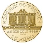 2026 Austria Gold Philharmonic 1/4 oz 25 Euro Coins