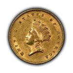 1854 Indian Princess Head Gold Dollar - Type 2